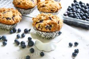 Muffins cu afine/Blueberry muffins